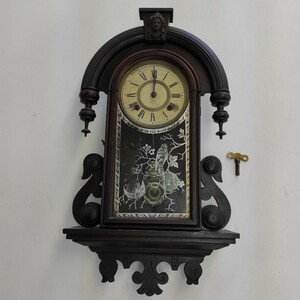 Y618-K32-4087 ANSONIA CLOCK настенные часы Anne Sony azen мой тип ... бонбон часы античный retro общая длина / примерно 58cm