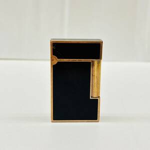 X543-K41-851* S.T.Dupont Dupont lighter black × Gold color smoking . smoking goods spark have roll type roller type (0)