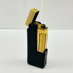 X572-K51-677* Dunhill Dunhill зажигалка Gold цвет сворачивающийся ролик тип вспышка иметь товары для курения курение .