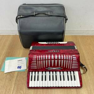 Y033-K46-1260 YAMAHA Yamaha accordion keyboard instruments 32 keyboard 21 base button owner manual * case attaching sound out verification OK