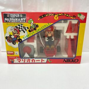 Y071-K32-3950 NIKKO ニッコー TH-N-10 電動ラジオコントロール マリオカート SUPER MARIO KART ラジコン レトロ 箱付き