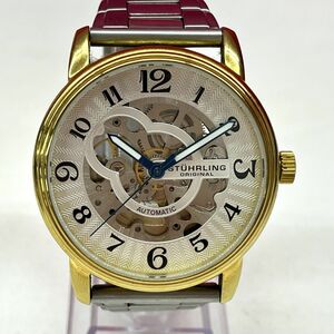 Z261-O18-3291* STUHRLING ORIGINALs toe ring original men's wristwatch AUTOMATIC self-winding watch 90050 operation 