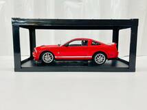 Y504-K55-294 AUTO art PERFORMANCE オートアート Ford Shelby Cobra GT500 フォードシェルビー コブラ ミニカー 車 置物 赤 レッド 外箱付_画像2