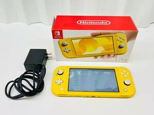 Y539-K46-1036 Nintendo 任天堂 NINTENDO SWITCH Lite ニンテンドースイッチライト 本体 HDH-001 通電/初期化OK 外箱/充電ケーブル付