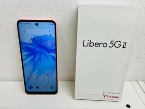 【BF-8828】【1円〜】Y!mobile A103ZT Libero 5G II ピンク ワイモバイル スマートフォン 動作確認済み 中古 IMEI:863601050554113