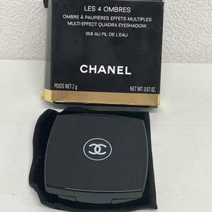 【BF-8528】【1円～】CHANEL シャネル 化粧品 レ キャトル オンブル 358 オー フィル ドゥ ロー アイシャドウ 現状保管品の画像1