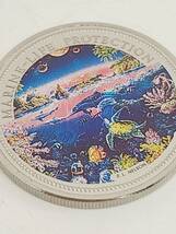 【BF-8671】【1円～】REPUBLIC OF PALAU 1993 パラオ カラー銀貨 1＄記念メダル 中古 現状保管品_画像5