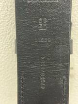 【BF-8814】【1円～】POLO Ralph Lauren ポロラルフローレン ベルト 黒色 ブラック タグ付き メンズ 現状保管品_画像4
