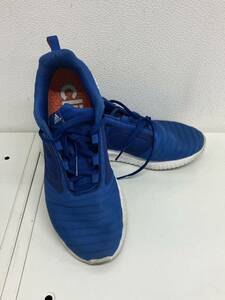 【BF-6334】【1円～】adidas アディダス シューズ ランニングシューズ ブルー climacool サイズ26.5cm 汚れあり 現状保管品