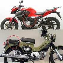 ツーリング サイドバッグ 防水 カスタム ドレスアップパーツ HONDA CB125/250R CB250F NC750X VTR250 400X スーパーカブC125 クロスカブ110_画像2