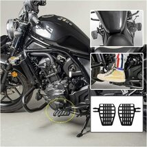 ホンダ REBEL レブル1100 DCT/AT フロアボード フットペグ ペダル フットレスト フロアボードキット カスタム 外装アクセサリー パーツ_画像2