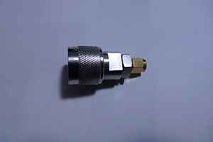 同軸コネクター　N-JとSMA-Jを接続するコネクター　「NP-SMAP」　AMPHENOL製　未使用品　１個　アマチュア無線