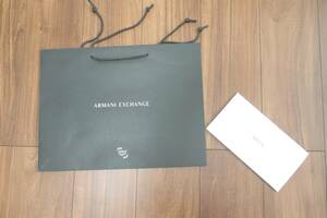 紙袋★A|X Armani Exchange アルマーニ エクスチェンジ・未使用