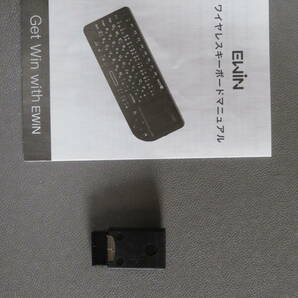 ワイヤレス ミニ キーボード 2.4GHz 日本語配列 USB充電式 タッチパッド搭載 USB レシーバー付き 取説あり 箱なしの画像3