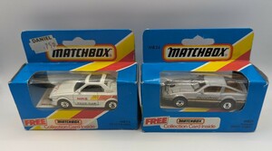 Matchbox 1981 MB24 Nissan 300ZX Turbo / MB74 Toyota MR2 2台セット マッチボックス トヨタ 日産 ミニカー