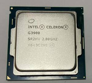 INTEL CPU CELERON G3900 2コア2スレッド 2.80GHZ SkyLake【動作確認済】①