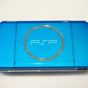 ☆新品同様☆ PSP - 3000 ブルー blue SONY メモリースティック付 本体 美品の画像5