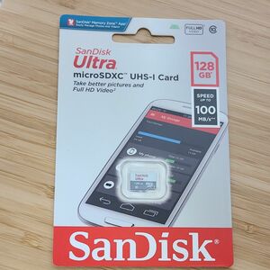 SanDisk microSD 128GB マイクロSDカード 1枚100M/秒