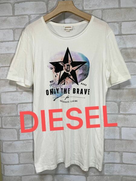 【DIESEL】ディーゼル　星ロゴ　Dロゴ　半袖Tシャツ　カットソー