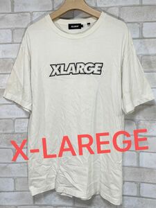 【X-LAREGE】エクストララージ　半袖　ロゴ　Tシャツ