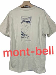 【mont-bell】モンベル　半袖　バックプリント　Tシャツ　カットソー