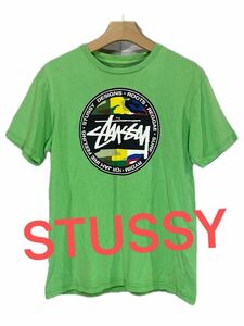 【STUSSY】ステューシー　ストックロゴ　半袖Tシャツ　カットソー