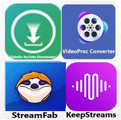最新版 StreamFab 6 Ver 6.1.7.9 オールインワンKeepStreams Ver1.2.2.4 アップデート可能+ iTubeGo YouTube+VideoProc Converter 無期限版