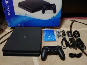 【コントローラー有箱付属品有】PS4 500GB ブラック SONY PlayStation4 CUH-2000A 初期化/動作確認済 FW9.60 プレステ4 【動作可能】