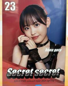 【後藤花・23】コレクションピンナップポスター ピンポス Hello! Project アンジュルム concert tour 2024 spring　「Secret secret」