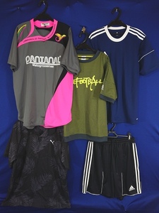 r1_8206s 5 pieces set Adidas Puma etc. men's L size sportswear tops pants top and bottom set summarize 