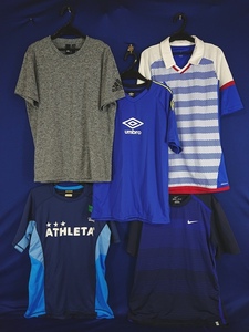 r1_8207s 5 pieces set Nike Adidas Umbro etc. men's L size sportswear tops set summarize 