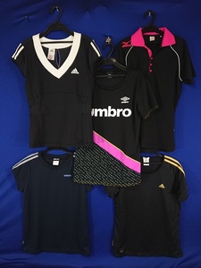 r1_8404s 5 шт. комплект Adidas Mizuno Umbro и т.п. женский большой размер O LL размер спортивная одежда tops комплект суммировать 