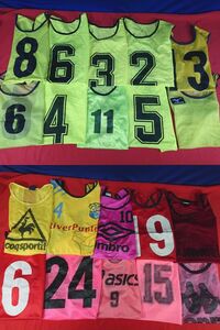 r1_8413s 20 pieces set Umbro Le Coq Kappa etc. soccer bib s set summarize 