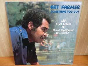 JAZZ・LP：ART　FARMER「SOMETHING　YOU　GOT」