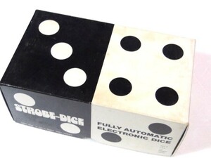  price decline automatic strobo dice Vintage gambling STROBE DICE made in Japan electric rhinoceros koroAUTOMATICk LAP s