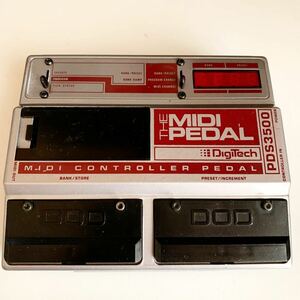 レアエフェクター 動作品 DigiTech DOD PDS 3500 THE MIDI CONTROLLER PEDAL コントローラー デジテック ビンテージ MADE IN USA