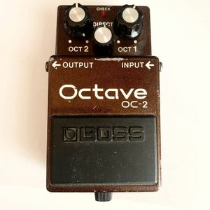 レアエフェクター 動作品 BOSS OC-2 OCTAVE ボス オクターバー ACA仕様 生産国不明 日本製？チップBA634