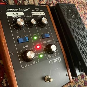 レアエフェクター 動作品 MOOG inc. moogerfooger RING MODULATOR MF-102モーグ DTM リングモジュレーター エクスプレッションペダル付属