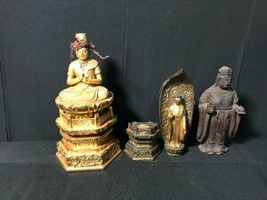 仏教美術 木彫 仏像 3点