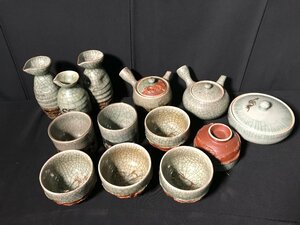 ☆中古☆ 相馬焼 まとめ 煎茶 酒器 急須 竹鳳 半勝 やまさか