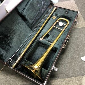 YAMAHA YSL6410 Ⅱ Yamaha tenor trombone hard case attaching wind instruments wind instrumental music Yamaha used with defect 
