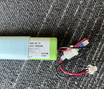 未使用保管品 三菱電機 誘導灯用非常用照明器具 交換電池 FK726 4.8V600m_画像2