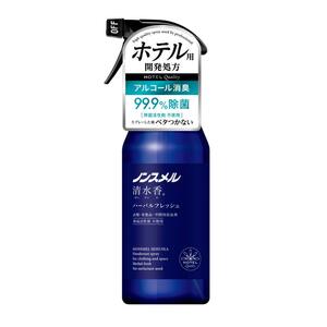 ノンスメル清水香 ハーバルフレッシュの香り 本体400ml 消臭 衣類 布製品 空間 【アルコール消臭+99.9%除菌】