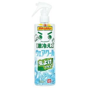 レック 熱中レスキュー 激冷えくん ウェアクール (虫よけ効果プラス 400ml)/ 冷却/ひんやり冷感/長持ち /