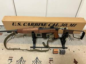 U.S. M1A1 カービン パラトルーパー Ver.2（モデルガン）　スリング・アルミカート・真鍮カート付