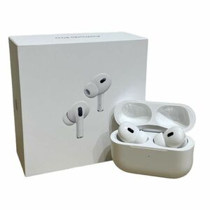 θ【ABランク/動作確認済み】Apple AirPods Pro 第2世代 MagSafe充電ケース USB-C MTJV3J/A 箱/イヤーピース エアポッズ S47616879176