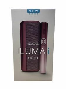 θ【新品未開封】フィリップモリス IQOS/アイコス イルマ i プライム ガーネットレッド Iluma i PRIME 電子タバコ 完品 S62515282182