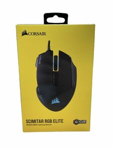 θ【新品未開封】CORSAIR/コルセア SCIMITAR RGB ELITE 光学式 MOBA/MMO ゲーミングマウス CH-9304211-AP 完品 S40145867015