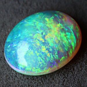 1.960ct 天然ホワイトオパール オーストラリア 遊色抜群 高品質 〔Australia White opal 宝石 jewelry loose ルース natural 天然〕