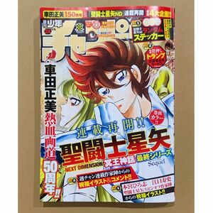 週刊少年チャンピオン 2024年5月30日号　5月16日発売　聖闘士星矢表紙